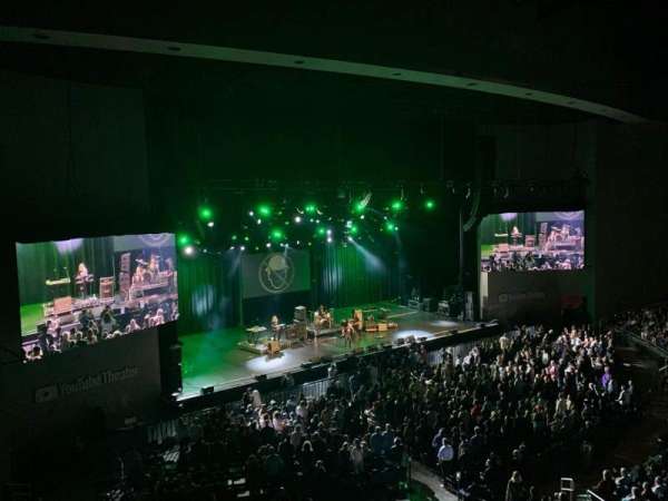 YouTube Theater, section: 202, row: A, seat: 19
