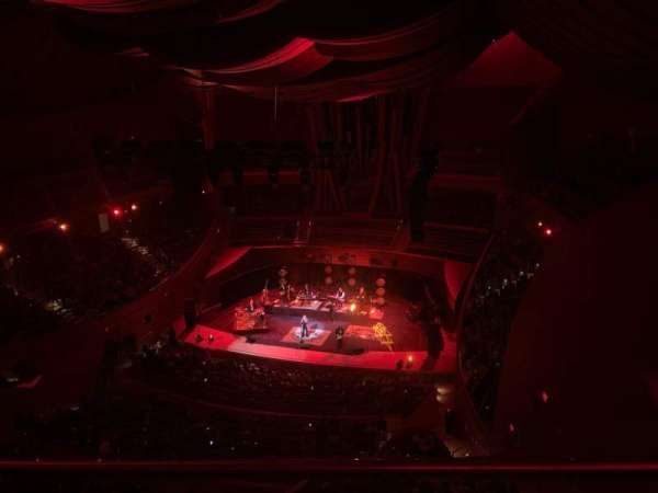 Walt Disney Concert Hall, section: Balcony, row: A, seat: 106