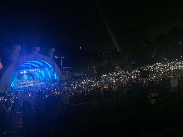 Hollywood Bowl, section: P3, row: 1, seat: 19
