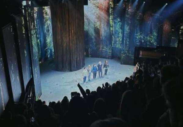Nederlander Theatre, section: Mezzanine L, row: M, seat: 25