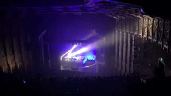 The Wiltern, section: Mezzanine R, row: O, seat: 4