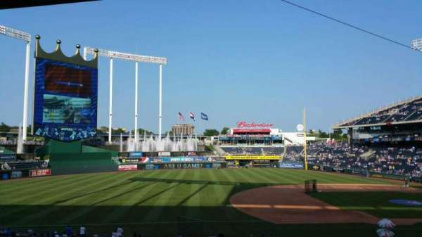 Kauffman Stadium, section: 217, row: LL, seat: 5