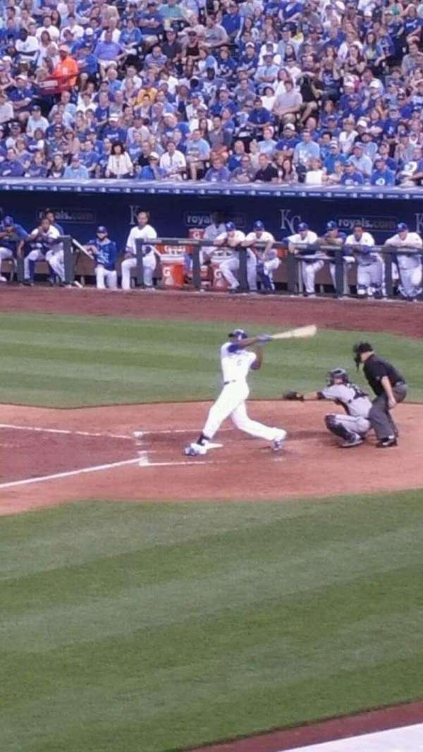 Kauffman Stadium, section: 217, row: Ll, seat: 7