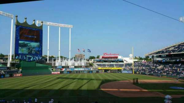 Kauffman Stadium, section: 217, row: Ll, seat: 5