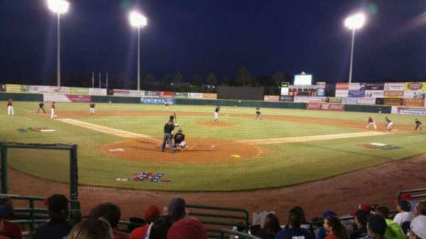 L.P. Frans Stadium, section: 109, row: 7, seat: 1