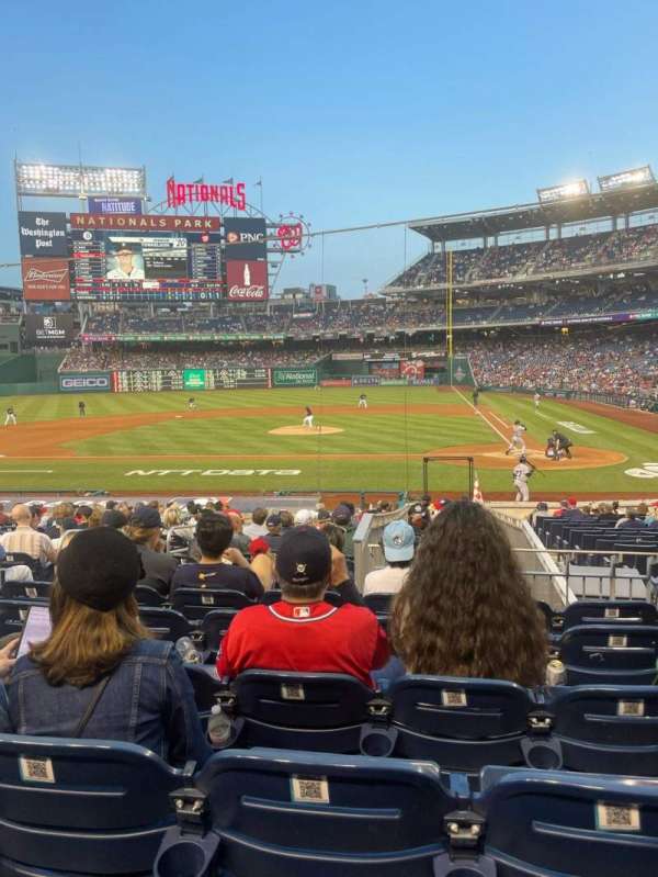 Nationals Park, section: 118, row: Y, seat: 5