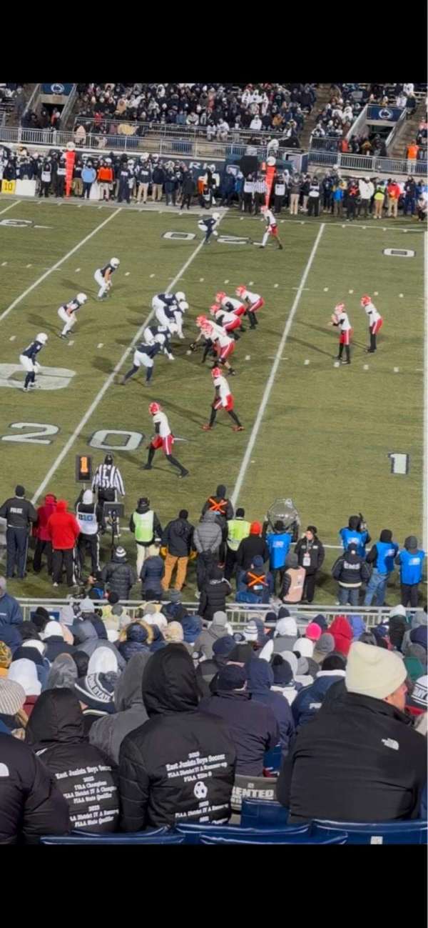 Beaver Stadium, section: WC, row: 37, seat: 17