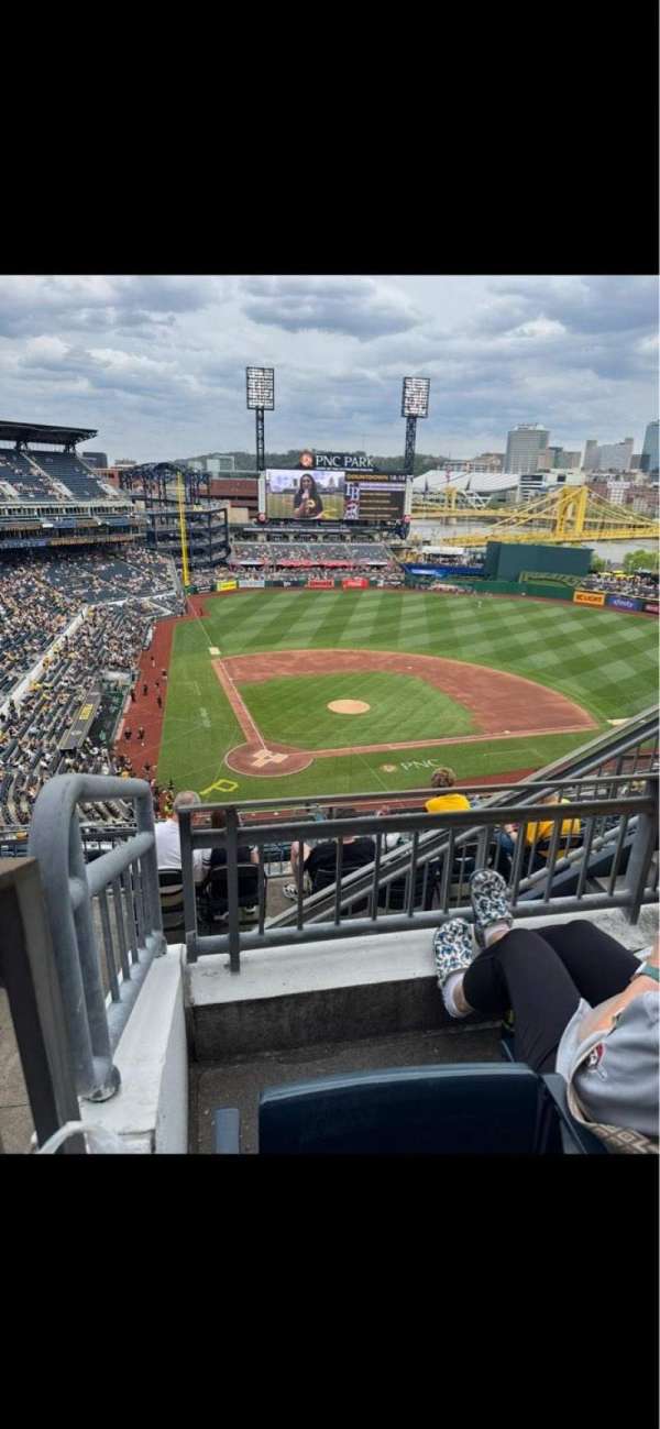 PNC Park, section: 313, row: J, seat: 6