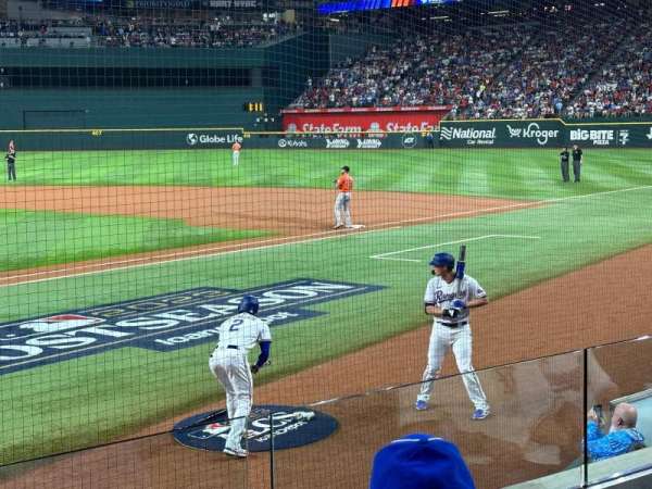 Globe Life Field, section: 16, row: 3, seat: 1