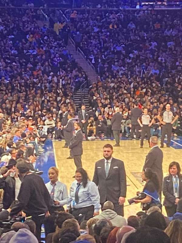 Madison Square Garden, section: 1, row: 16, seat: 6