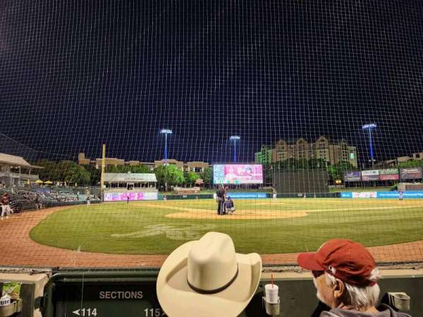 Riders Field, section: 116, row: 2, seat: 15