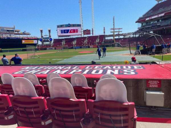 Great American Ball Park, section: 118, row: I, seat: 1