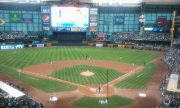 American Family Field, section: 423, row: 12, seat: 7
