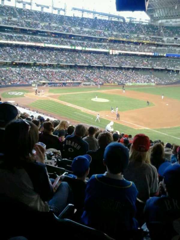 American Family Field, section: 111, row: 25, seat: 18