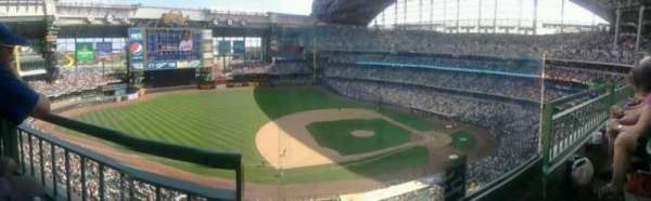 American Family Field, section: 431, row: 1, seat: 1