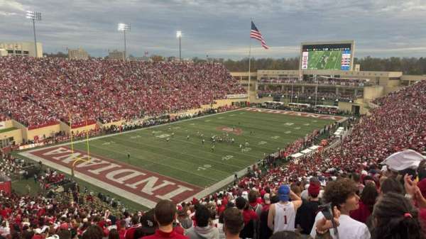Memorial Stadium, Indiana, section: 13, row: 65, seat: 2