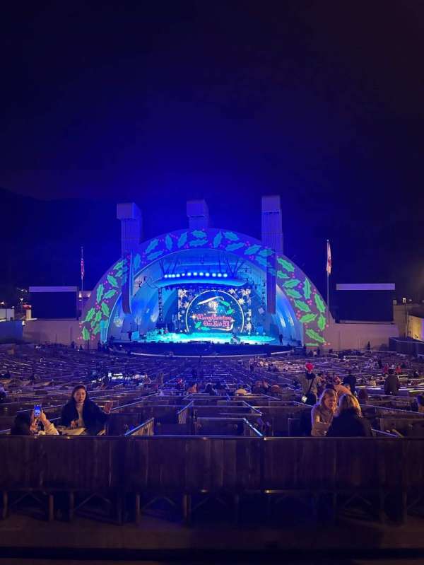 Hollywood Bowl, section: G2, row: I, seat: 2