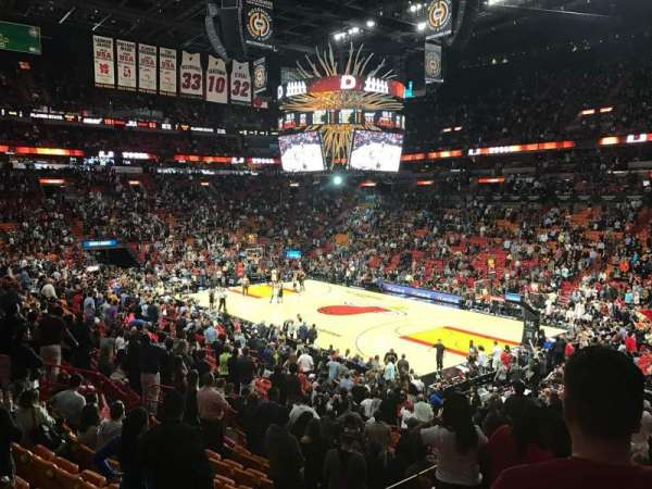 Kaseya Center, section: 115, row: 28, seat: 14