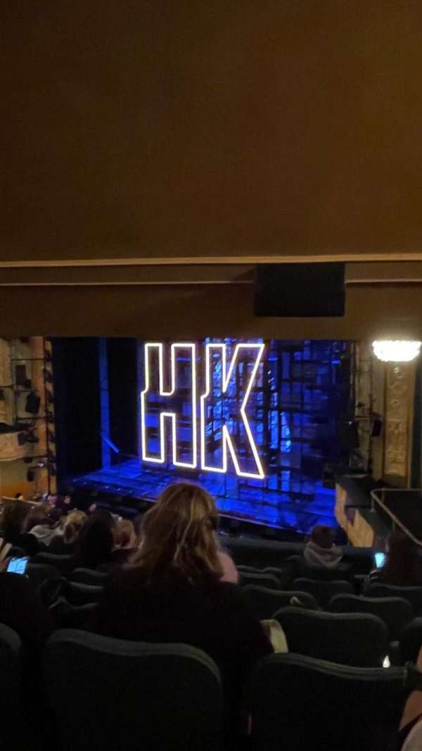 Shubert Theatre, section: Mezzanine R, row: H, seat: 24