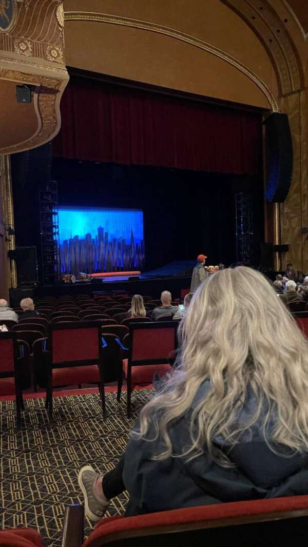 State Theatre New Jersey, section: Left Rear Orchestra, row: R, seat: 15
