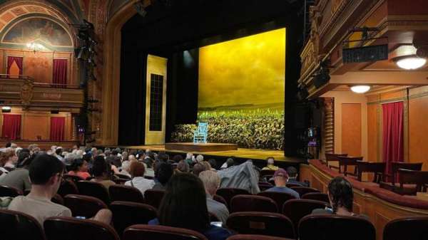 Todd Haimes Theatre, section: Orchestra R, row: L, seat: 22