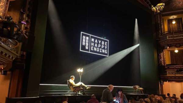 Belasco Theatre, section: Orchestra L, row: J, seat: 9