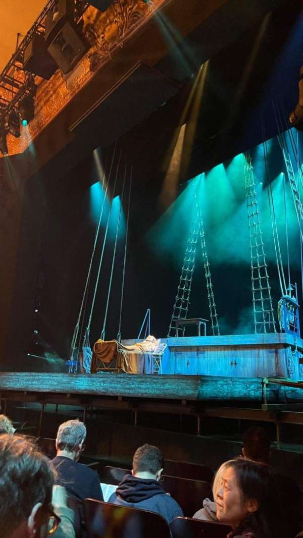 Longacre Theatre, section: Orchestra R, row: G, seat: 9