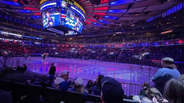 Madison Square Garden, section: 119, row: 7, seat: 8
