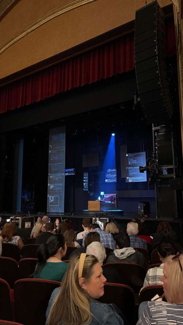 State Theatre New Jersey, section: Front Orchestra R, row: J, seat: 16