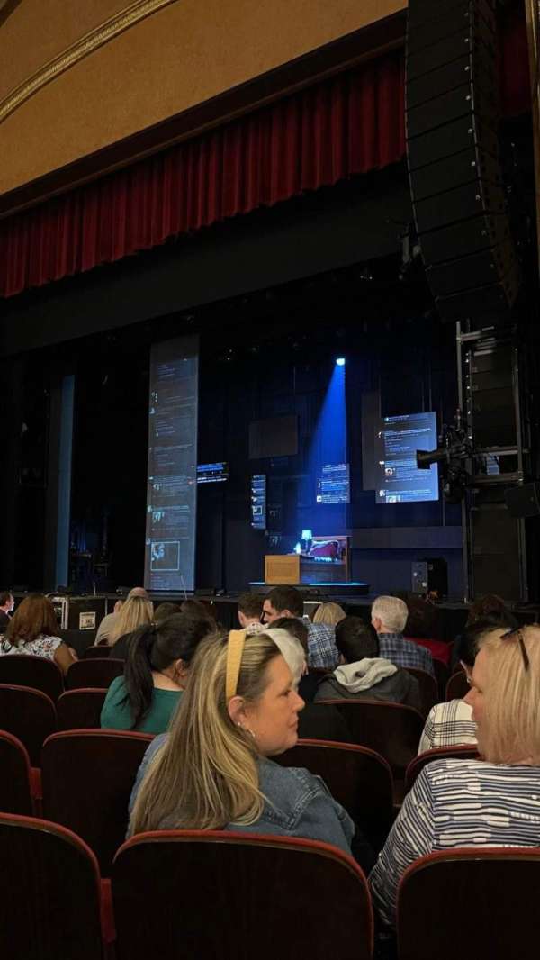 State Theatre New Jersey, section: Front Orchestra R, row: J, seat: 14