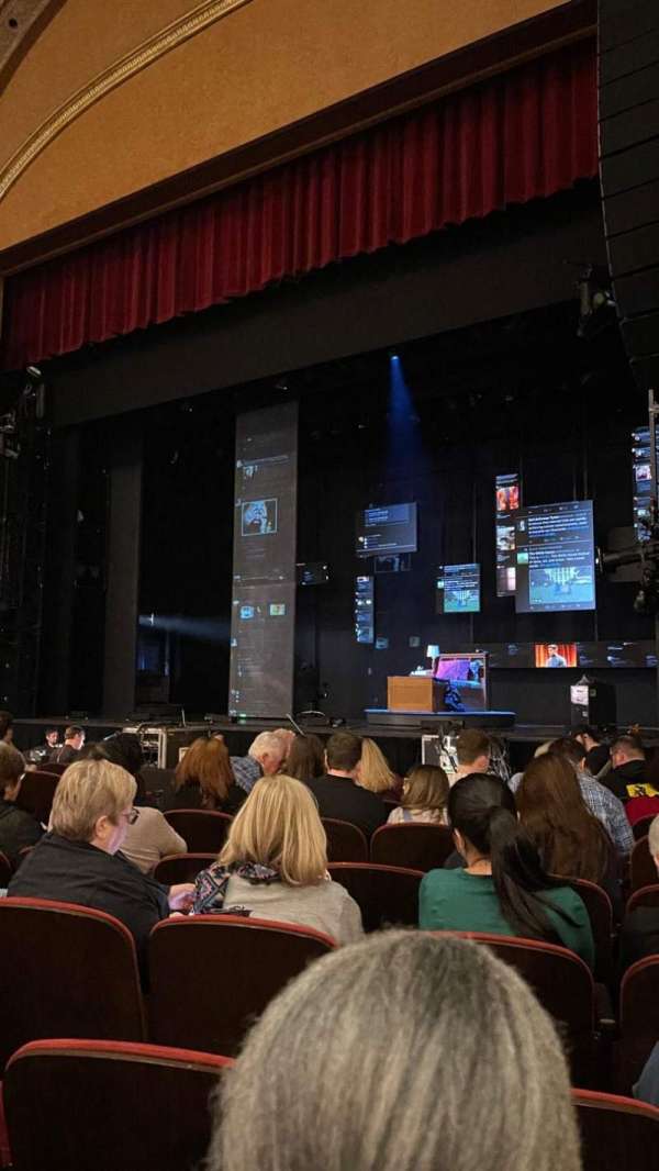 State Theatre New Jersey, section: Front Orchestra R, row: J, seat: 12