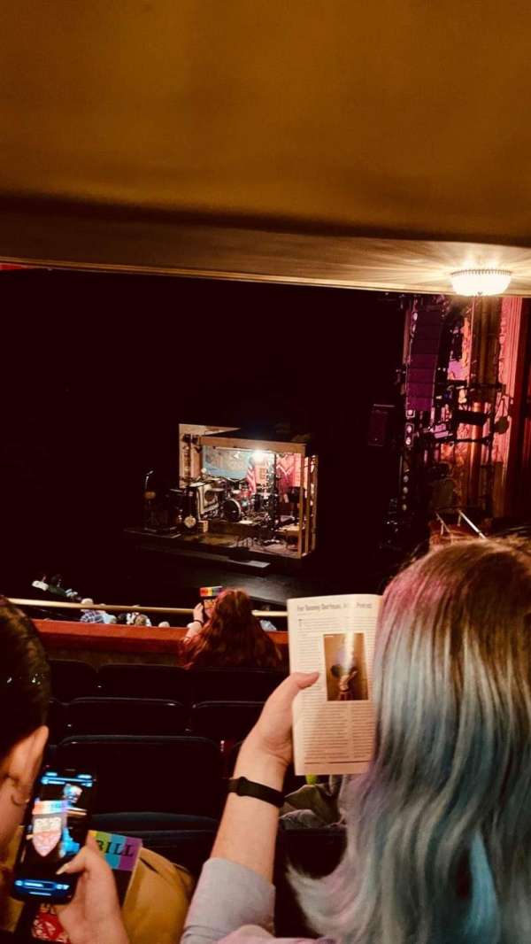 Longacre Theatre, section: Mezzanine R, row: F, seat: 19