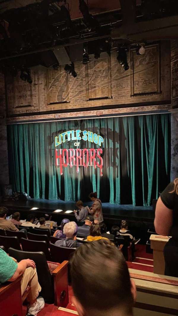 Westside Theatre Upstairs, section: Orchestra R, row: J, seat: 2