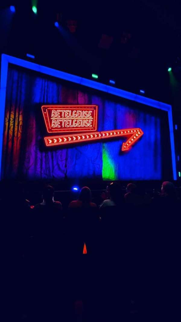 Palace Theatre, Broadway, section: Orchestra L, row: D, seat: 111