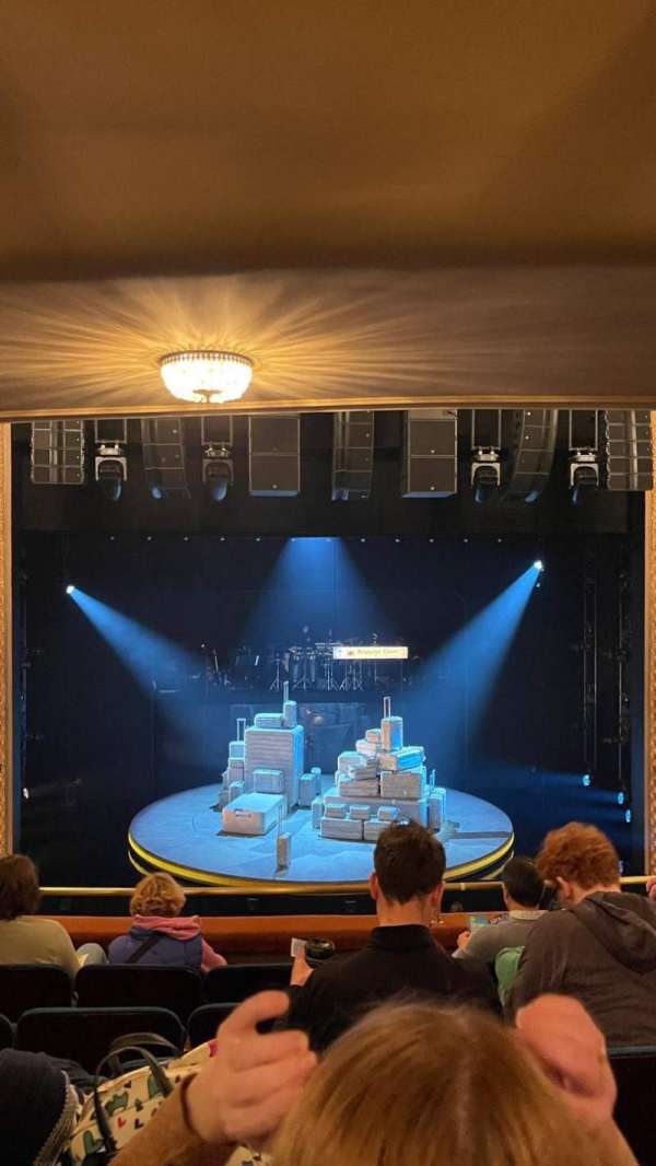 Longacre Theatre, section: Mezzanine C, row: F, seat: 111