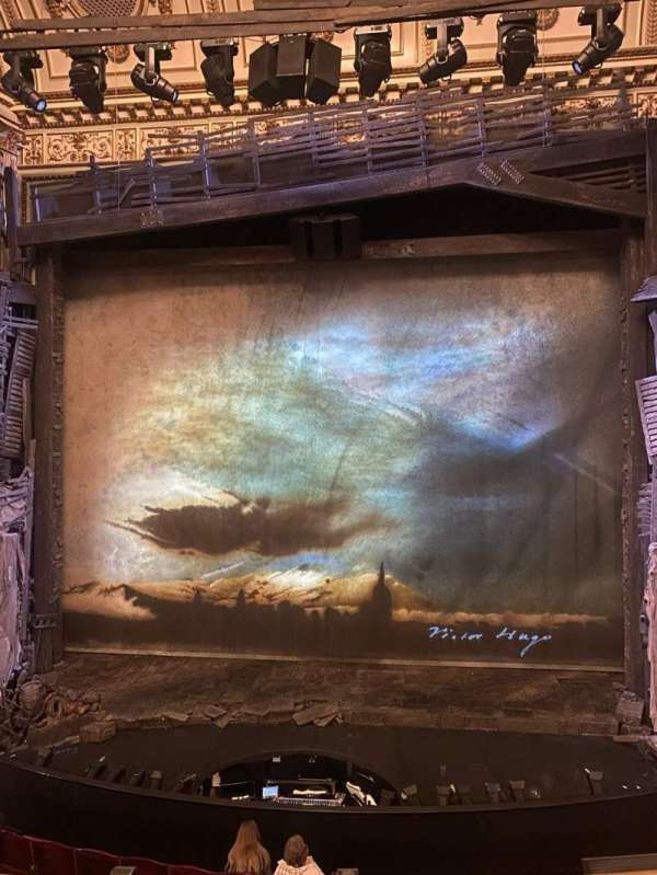 Sondheim Theatre, West End, section: Dress Circle, row: A, seat: 12