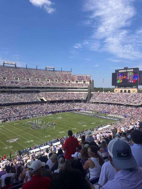 Amon G. Carter Stadium, section: 237, row: FF, seat: 21