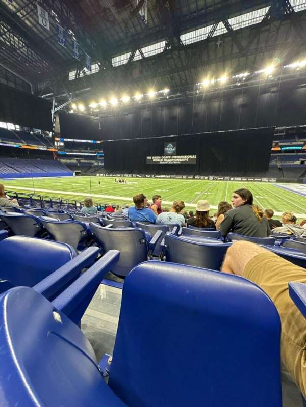 Lucas Oil Stadium, section: 137, row: 14, seat: 14