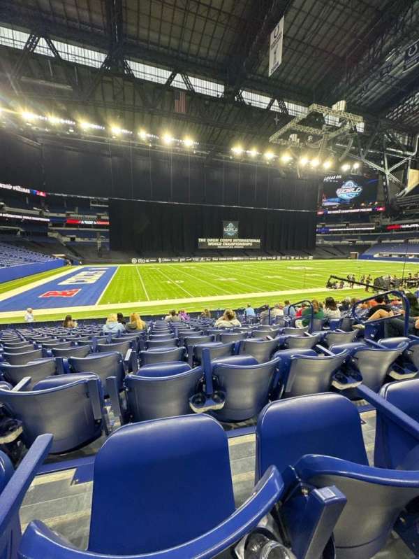 Lucas Oil Stadium, section: 144, row: 14, seat: 5