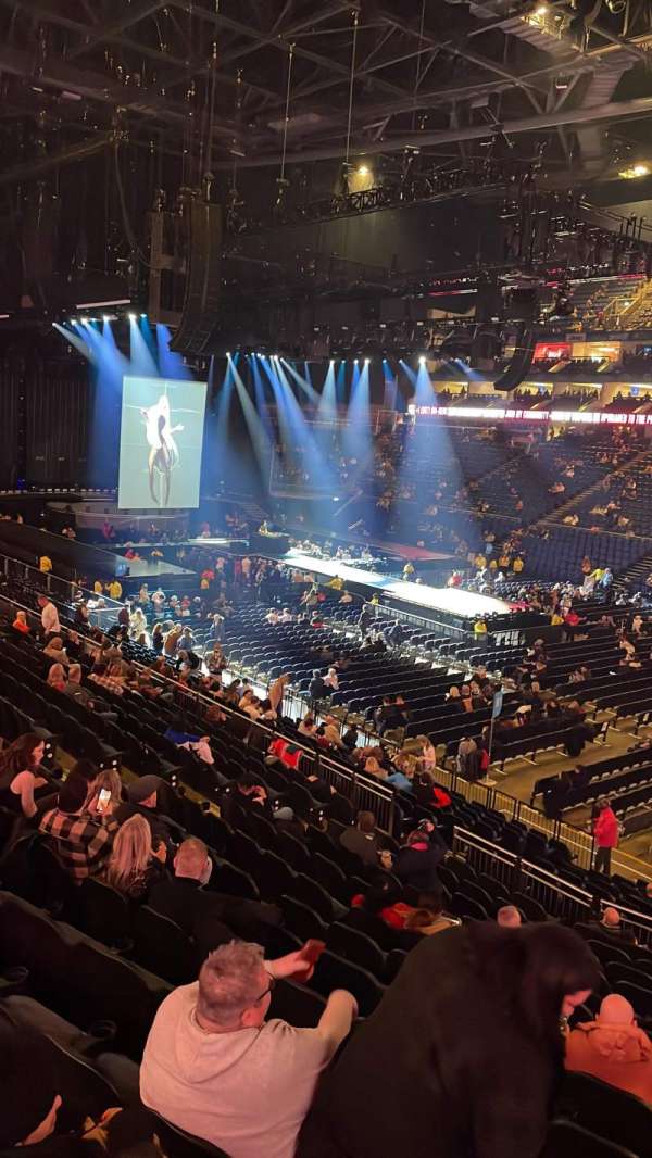 The O2, London, section: 104, row: W, seat: 125-126