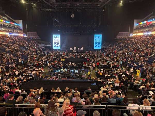 The O2, London, section: 107, row: T, seat: 209