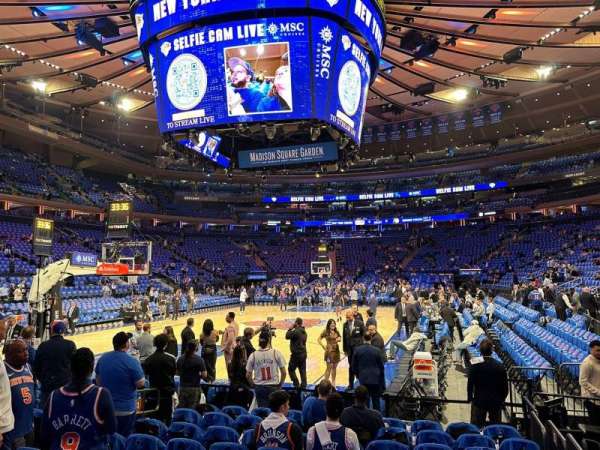 Madison Square Garden, section: 3, row: 10, seat: 9