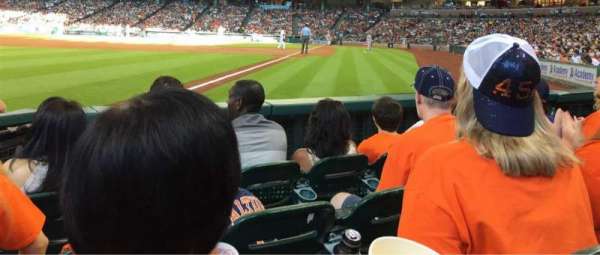 Daikin Park, section: 106, row: 4, seat: 3