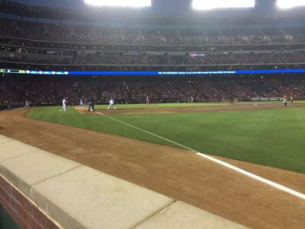 Globe Life Park in Arlington, section: 39, row: 1, seat: 1