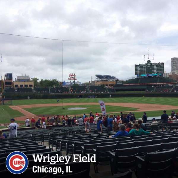 Wrigley Field, section: 119, row: 13, seat: 18