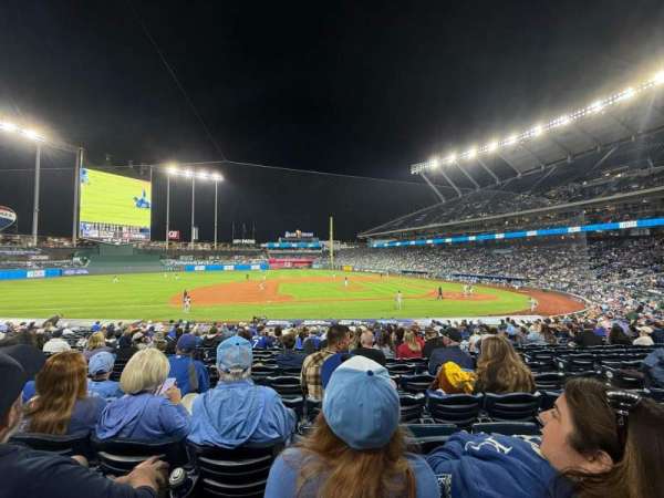 Kauffman Stadium, section: 120, row: V, seat: 5