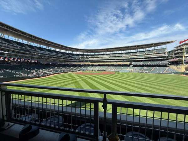 Target Field, section: 133, row: 1, seat: 19