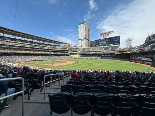 Target Field, section: 103, row: 33, seat: 23