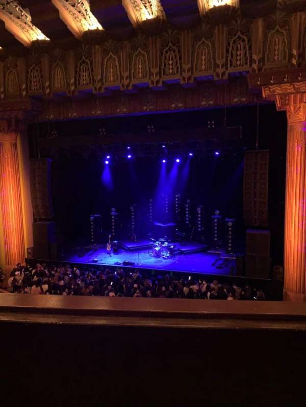 The Wiltern, section: Loge RC, row: BB, seat: 126