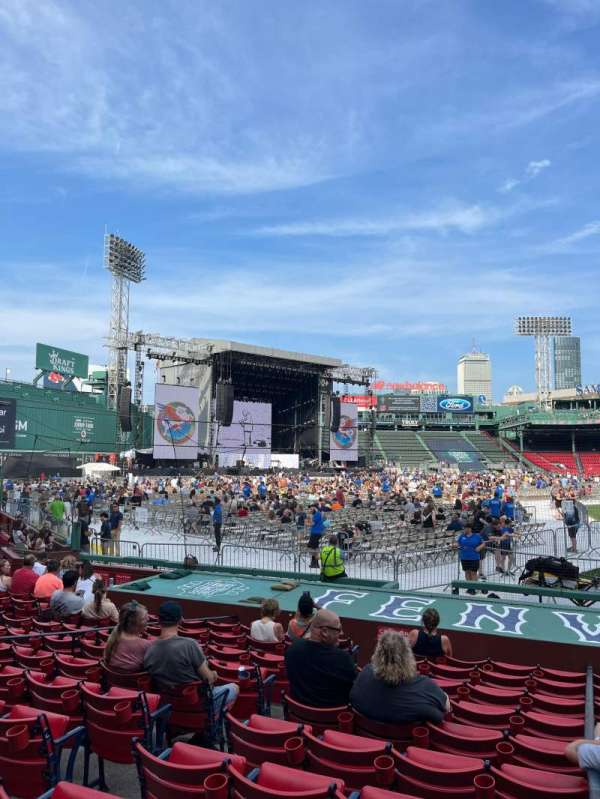 Fenway Park, section: Loge Box 153, row: DD, seat: 3